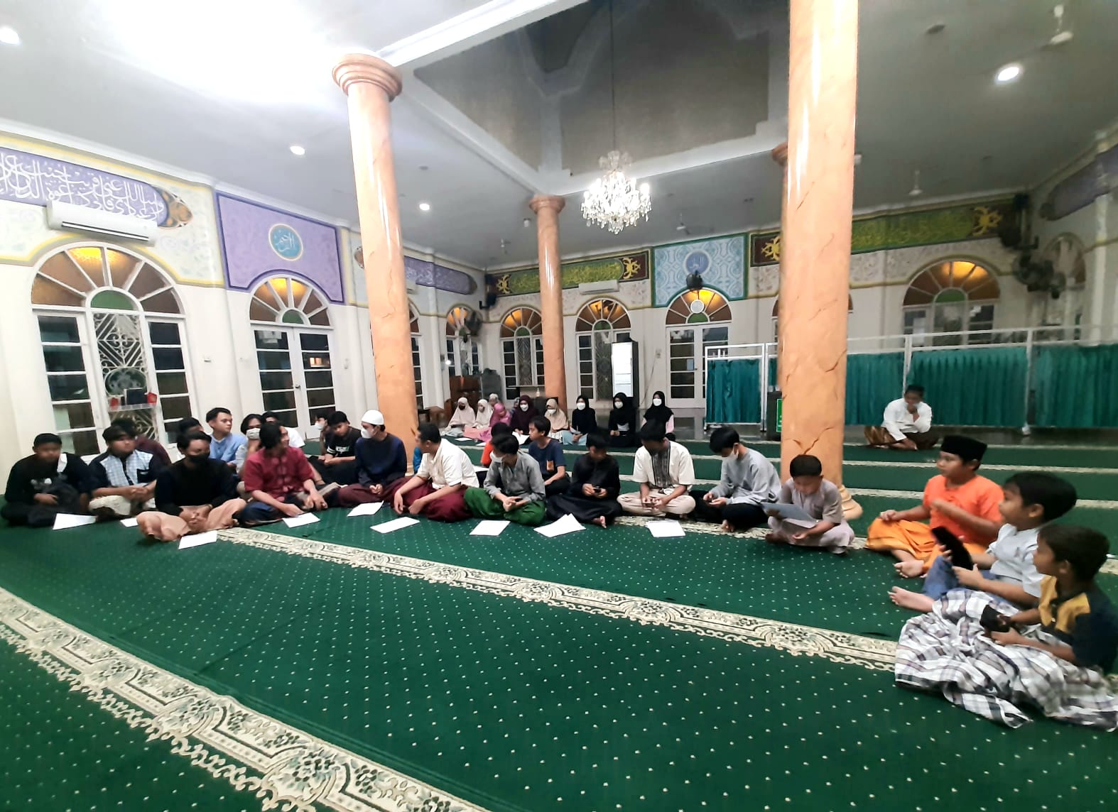 Regenerasi Pengurus, Gazi Terpilih Menjadi Ketua Remaja Masjid Almuhajirin.
